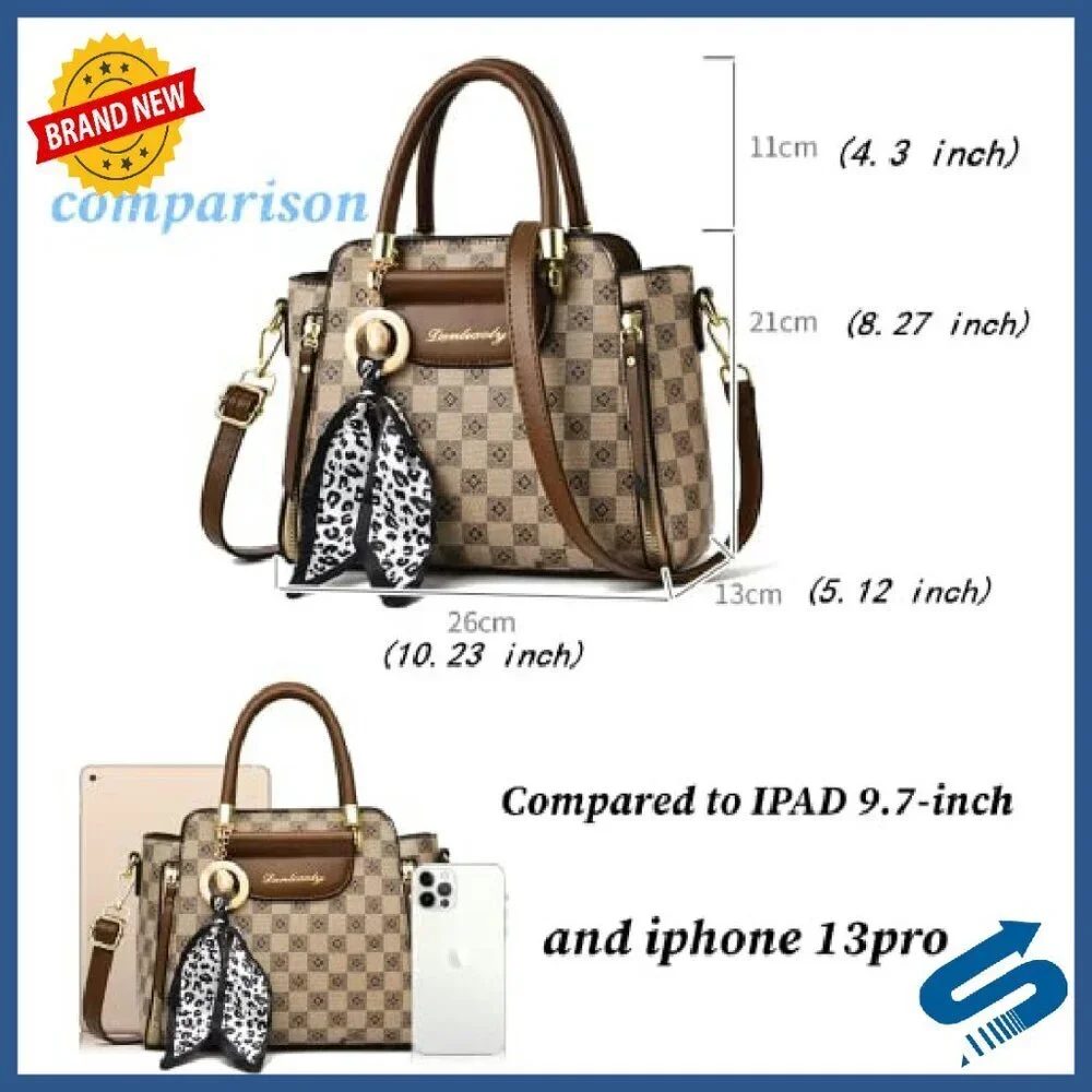 Medium PU Leather Hobo Bag with Detachable Strap and Multiple Pockets